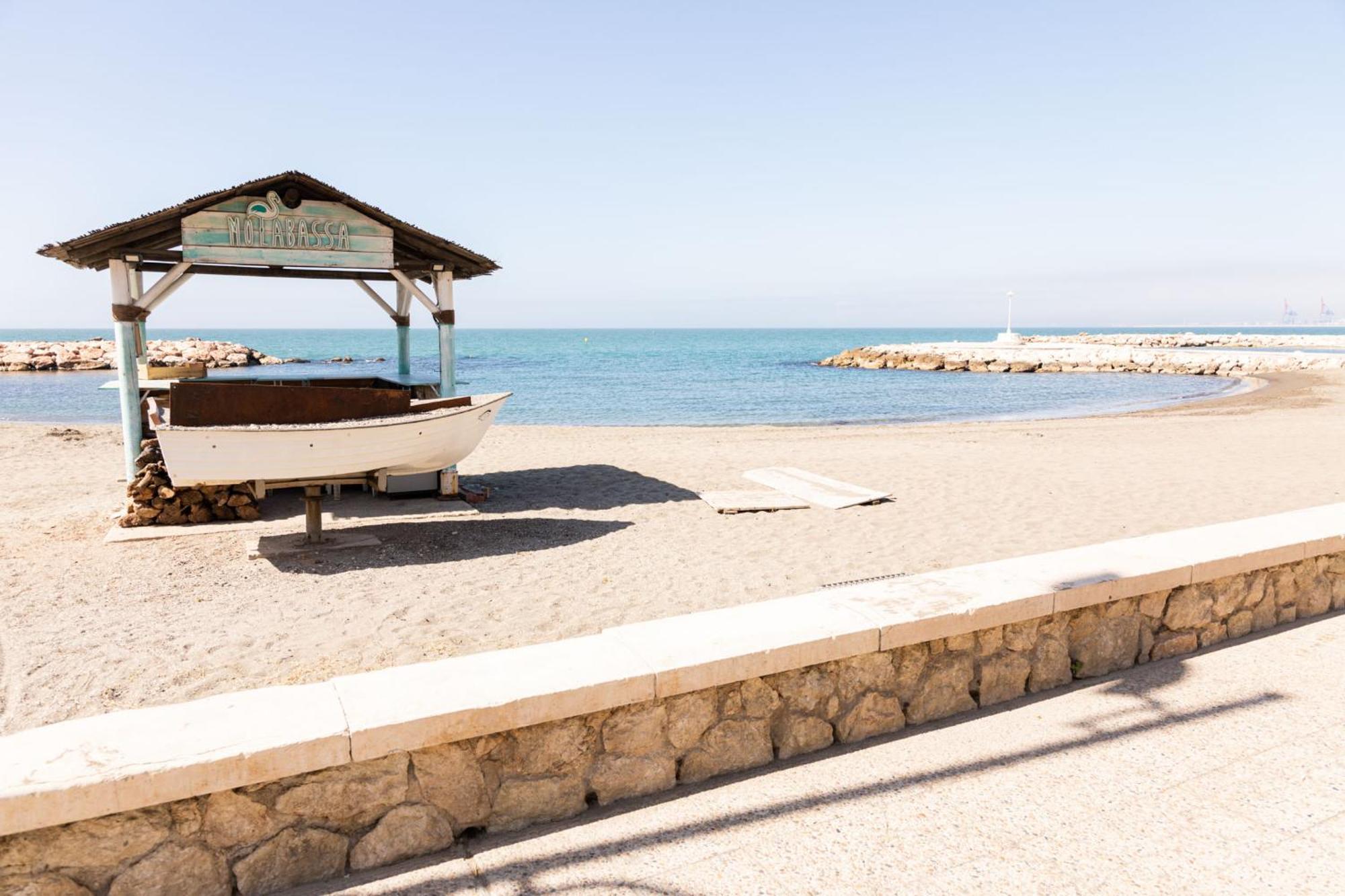 Premium Malaga Beach With Terrace Exterior foto